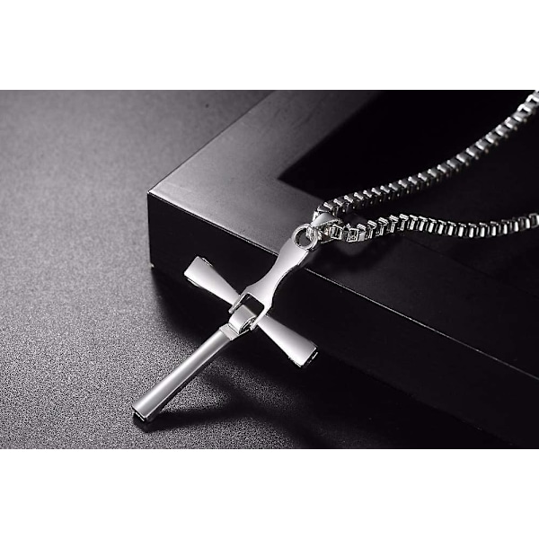 Necklaces & Pendants for Men FashionFilm Jewelry Fast And The Furious Classic Cross Pendant Necklace