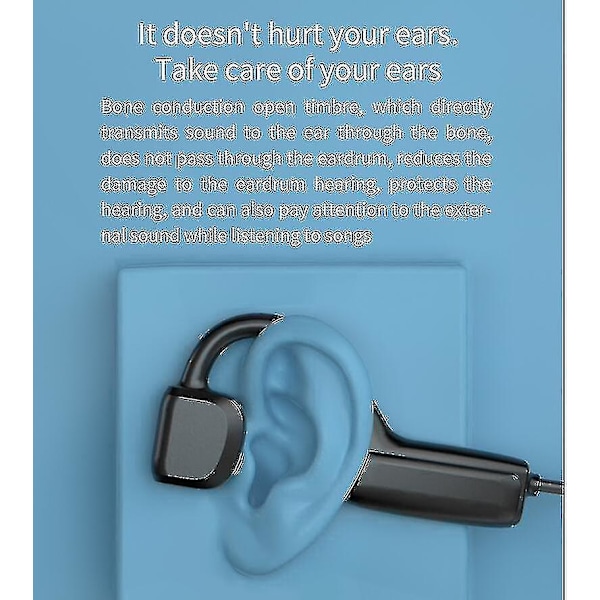 Benledningshörlurar Bluetooth Trådlösa Öppna Öra