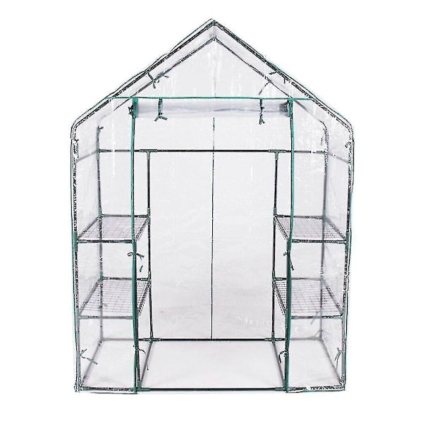 Växthus Plast Hopfällbart Transparent Skydd Blomma Bonsai Växt Skyddande Odlingstält Qinhai-eyzi
