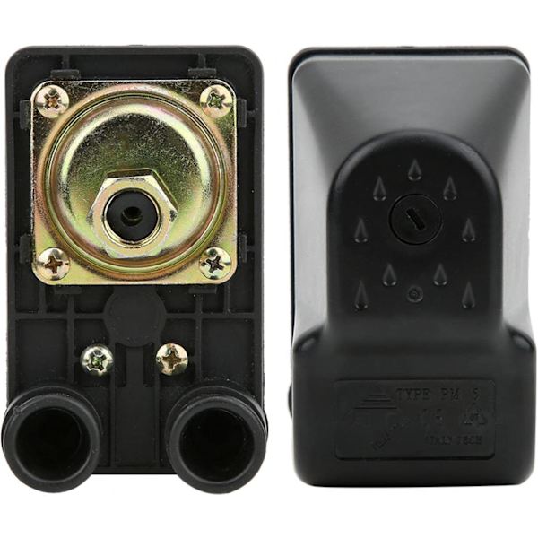 Vattenpump Tryckkontrollbrytare, 1.0-5.0bar IP44 Automatisk Vattenbrunn Tryckkontrollbrytare, G1/4\" Tryckbrytare för Självsugande Pumpar, 3-XF9-
