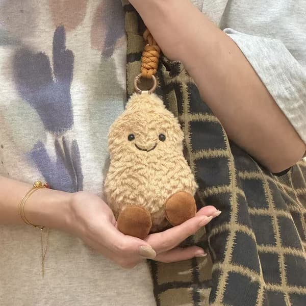 Jellycat Amuseables - Peanut Plush, 11 cm, Fun Gift Pendant