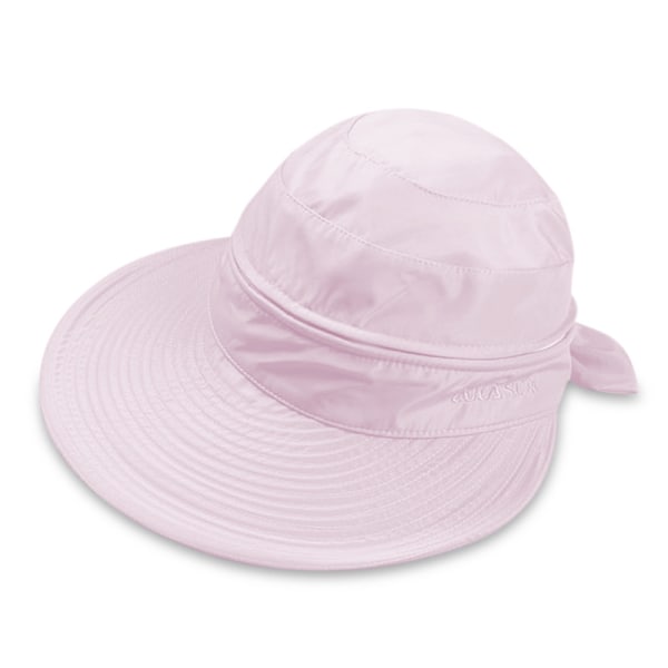 Dame UPF 50+ UV-beskyttelse Konvertibel Strandhat til pink