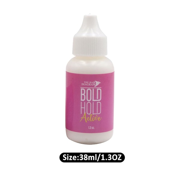 38ml Hårfästlim för Styling, Vattentätt, Stark Hållning, Front Lace Wig Glue