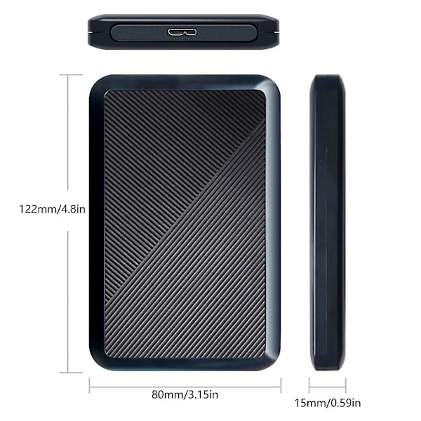 2.5\" SATA USB3.0 SSD Kabinet USB3.0 SSD Case 5Gbps Ekstern Boks Solid Disk