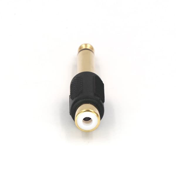 6-pack 6,35 mm mono hane till RCA hona ljudadapter—yux