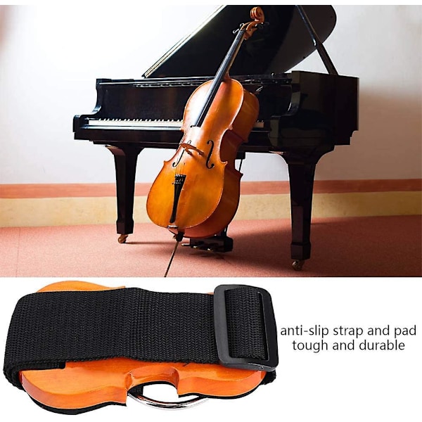 Cello halkskydd, trä strömlinjeformad cello halksäker platta, musikinstrumentbutik