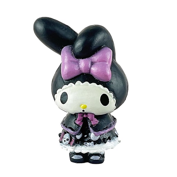 5-pak Sanrio Kuromi My Melody Anime Actionfigurer, PVC-modelfigur Samling, Kage Dekoration Børn Piger Gaver