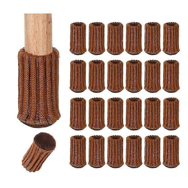 16 st Stolsbensskydd Stickade Möbelstrumpor{f130}