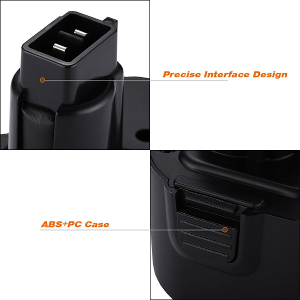 Powerextra 2500mah 14.4V Erstatningsbatteri til Black & Decker PS140 FireStorm 14.4-Volt NiMH Pod Style Batteri Black and Decker 14.4v Batteri