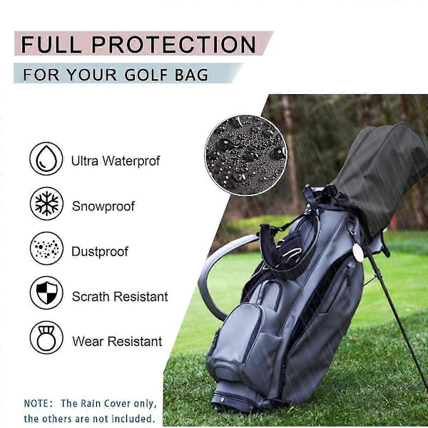 Regnslag til golftaske, golftaske regnslag, til tourtasker/golftasker/carry cart/standtasker