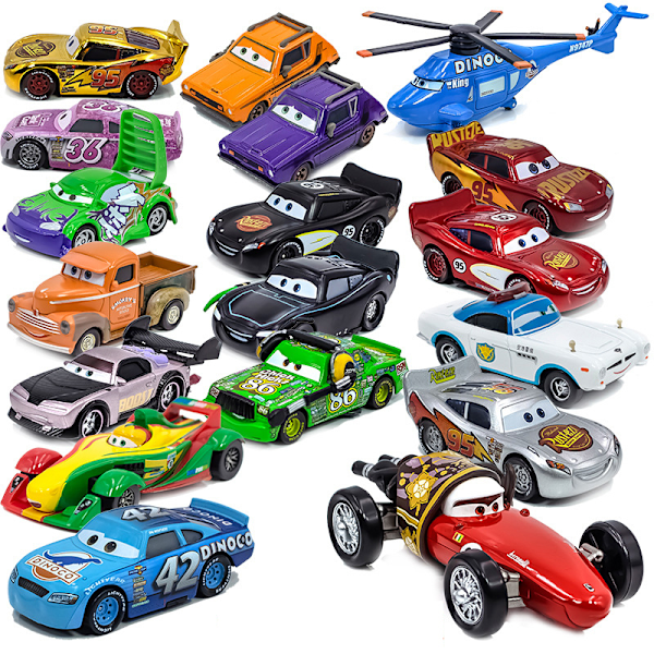 Nya Disney Pixar Bilar 3 Blixten McQueen Diecast Metall A14