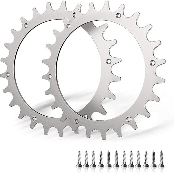 2 x premium rostfria spikar för Worx S/m modell, 2 x rostfria skruvspikar Traction Enhancer, robotgräsklippare Hjulstorlek 205 mm (FMY)