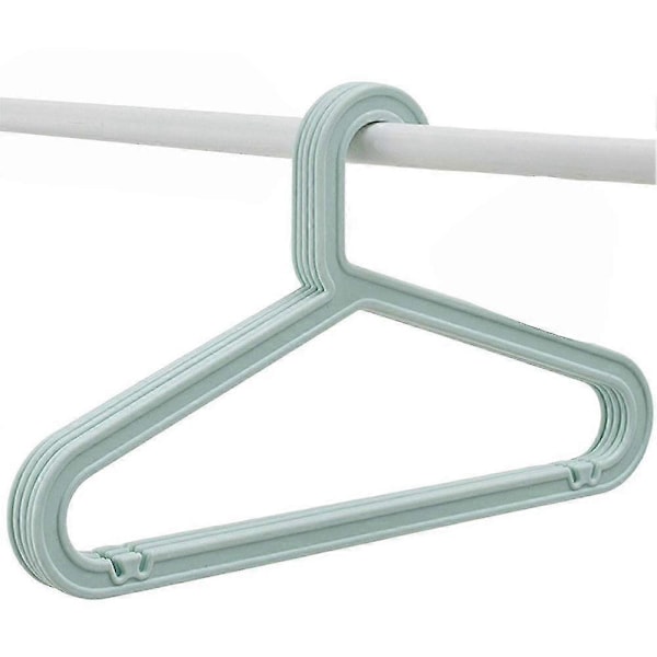 10-pack Standard PP Galge Lättviktig Skjortgalge För Vardagsbruk Nordic Blue