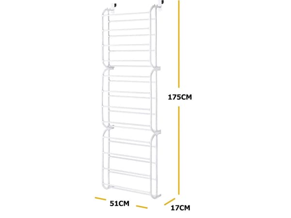 Wall-mounted shoe rack/shoe hanger - Up to 36 pairs White Vit white