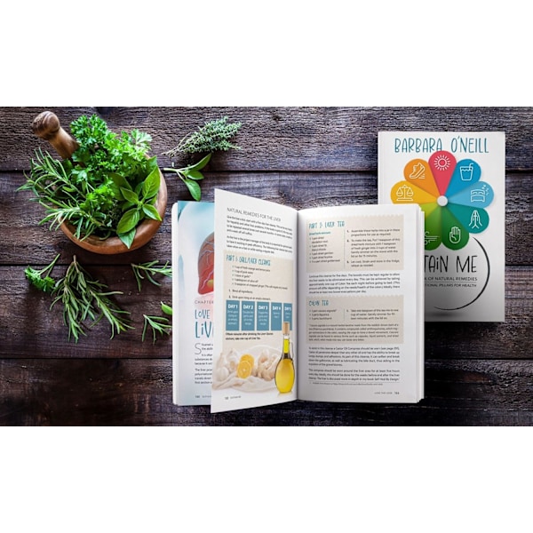 Sustain Me av Barbara O'Neill - Den omfattende boken om naturlige midler - En urtebok & bok om urter