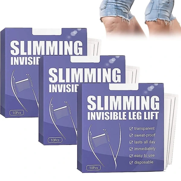 30 stk. Lår Opstrammende Benmasker, Opstrammende & Cellulite Reducerende Lårplastrer, Lår Løfte Tape{F2]