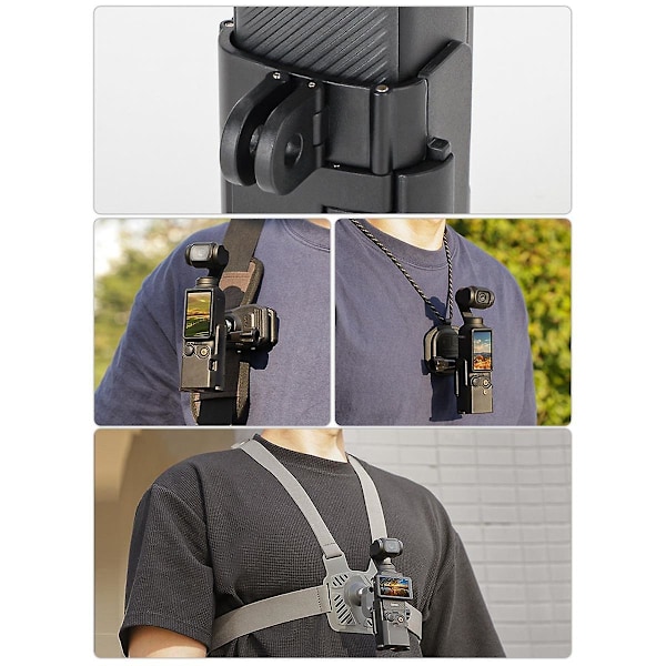 Vikbar Binaural Expansionsram för Pocket 3 Adapter Multifunktionell Bekväm Adapterfäste