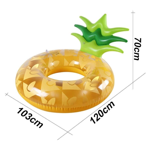Oppustelig Pool Float, Frugt Bade Ring, Pool Ringe til Voksne, Strand Udendørs Fest Dekorationer