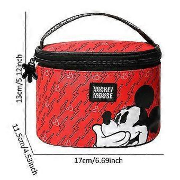 Mickey Mouse Sminkväska Stor Kapacitet Kosmetikaväska Rese Toalettväska Tvättväska Sminkfodral Box Förvaring Skönhetsväska Sminkväska -NMAOV( A)
