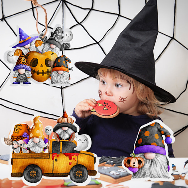 Halloween-koristeet: Kurpitsa, Lepakko, Kääpiö, Vanha Mies, Juhla, Riippuva