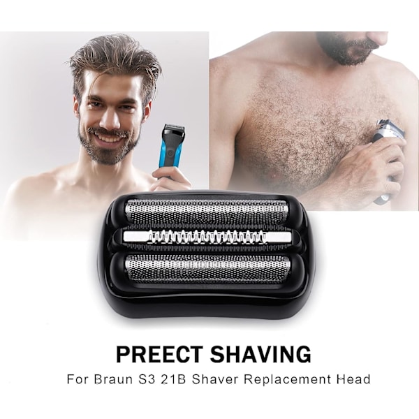 3-pakning Barberblad 360 Barberblad Kompatible med Philips Oneblade Erstatningsblad One Blade Pro-blader Med 360° Rotasjon Høy Kvalitet