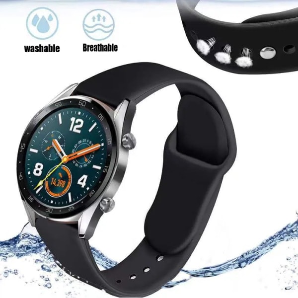 18mm 20mm 22mm Nylon til Garmin Vivoactive 3 4 4s Band Watch Venu 2 2s SQ Forerunner 645 Armbånd Nylon - Nylon Rød Nylon Rød