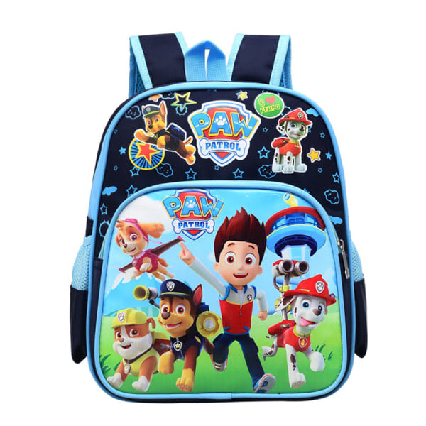 Barn Marvel PAW Patrol Ryggsekk Skoleveske Ryggsekk mørkblå