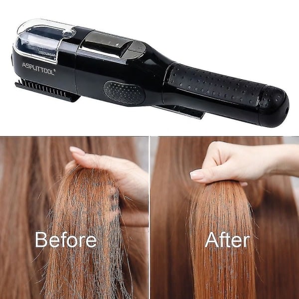 Hårklippare för att ta bort kluvna toppar, torr, skadad och spröd, professionell automatisk trimmer för kvinnor, sladdlös hårklippare