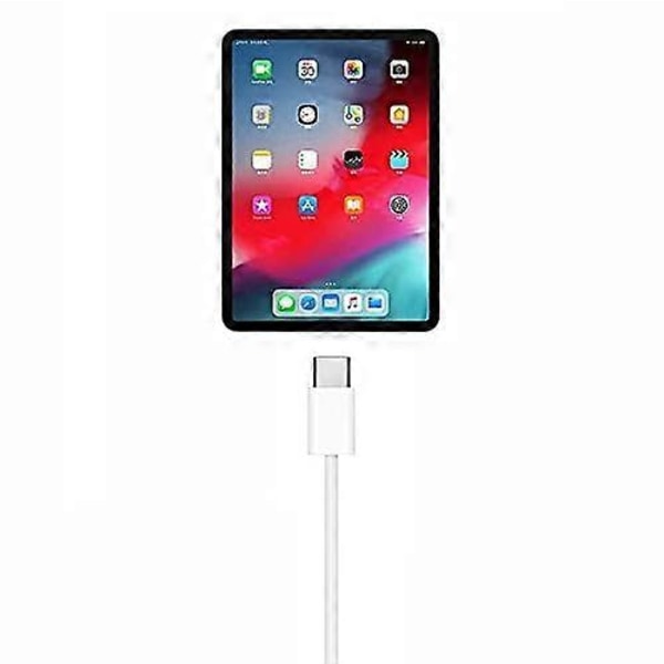 USB A til USB-C kabel til iPad Pro 11-tommer, iPad Pro 12,9-tommer, iPad 10,9-tommer, iPad Mini 6. generation, Hurtig oplader {F2]