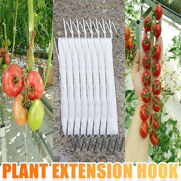 Tomatkrok Rulltrådskrok Tomatkrok Vinstockskrok Växthusväxtkrok 10 st