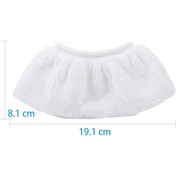 8-pack mikrofiberduk överdrag för Kärcher ångtvätt EasyFix SC2 SC3 SC4 SC5 handmunstycke tillbehör