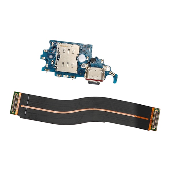USB Ladeport Flex Kabel Erstatning Lader Dock Kort Flex Kabel Kobling for Galaxy S21 G991B/N Versjon med Verktøy
