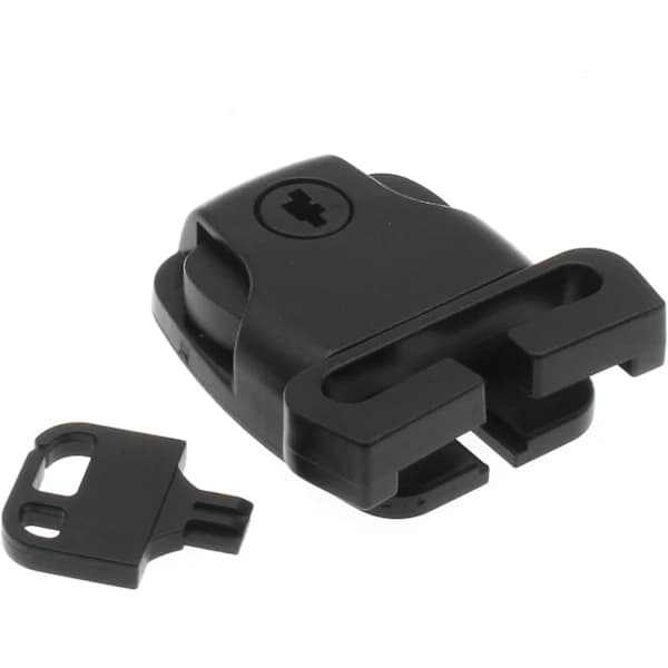 4-pack replacement locks for spa with keys, plastic locks for hot tubs, black