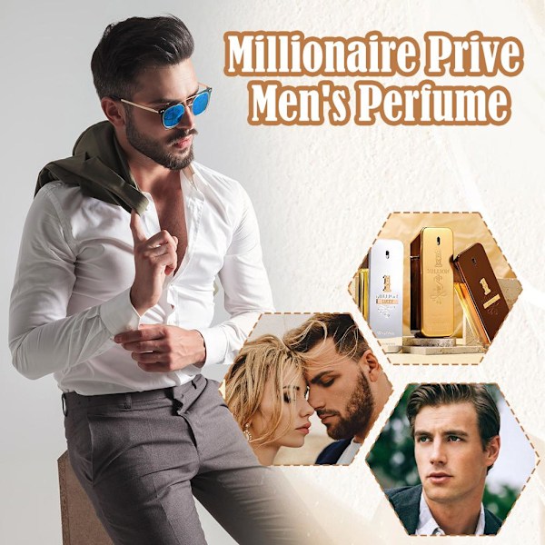 Högkvalitativ PacoRabanne 1 One Million Prive EDP Nat Spray 100 Golden millions 1pcs