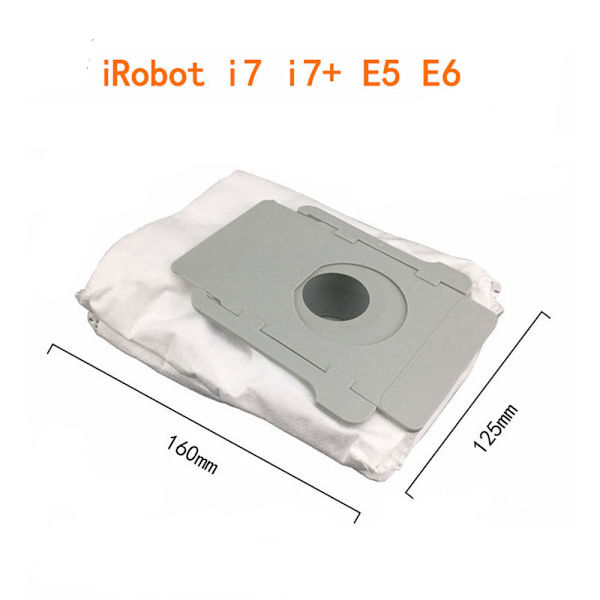 3-pak støvsugerposer til iRobot Roomba i7+ i7/Plus+ E5 E6 Støvsuger
