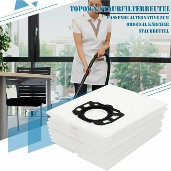10 støvsugerposer for Karcher WD4 WD5 WD6 Karcher pose MV4, MV5 og MV6 støvsugerposer for Karcher