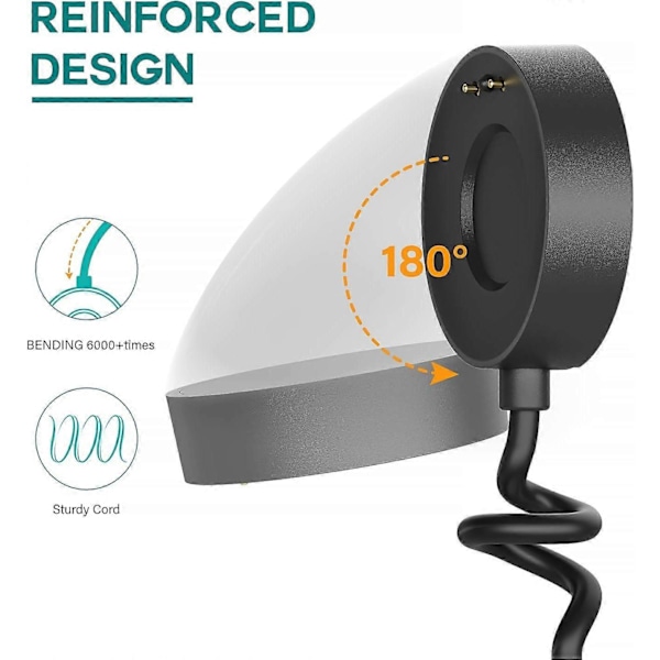 zruxe Ladekabel til Withings Scanwatch - sort{EE}
