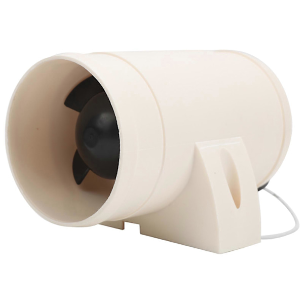 12V 3-tums Inline Marinläns Luftfläkt Tyst Stark Ventilationsfläkt Passar för Yacht Båt RV(FQ)
