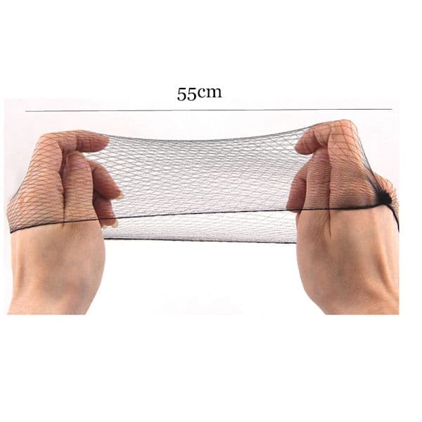 20/40 stk Usynlige hårnet Fint net sort 20 stk sort black 20 Pcs