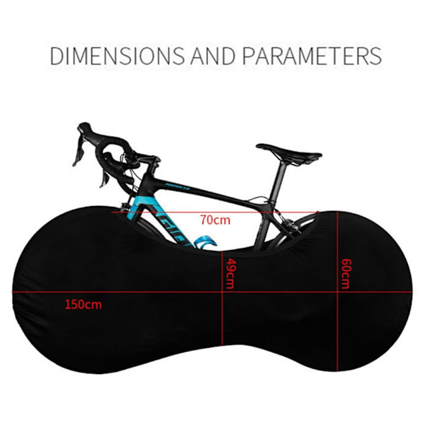 Vattentätt och dammtätt cykelskydd