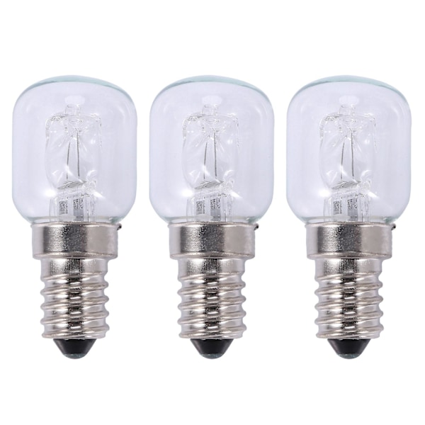 3x E14 Högtemperaturlampa 500 grader 25W Halogen Ugnlampa E14 250V 25W Kvartslampa