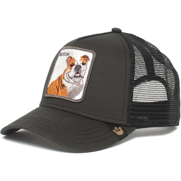 Mesh-caps med brodert dyredesign, Snapback-caps, Hund died