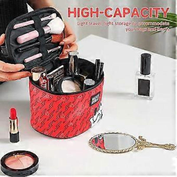 Mickey Mouse Sminketaske Stor Kapacitet Kosmetiktaske Rejse Toilettaske Vasketaske Makeup Etui Boks Opbevaring Skønhedstaske Sminketaske -NMAOV( A)