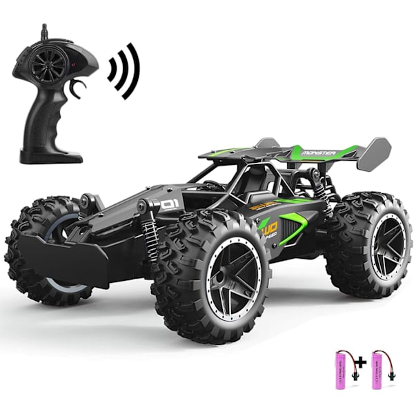 RC-bil Fjärrkontroll Leksaker för Barn Legering Bilar 2WD 2.4 GHz Lastbil 15+KM/H Hög Hastighet Racing Bil Buggy med Batterier Present till Flickor och Pojkar