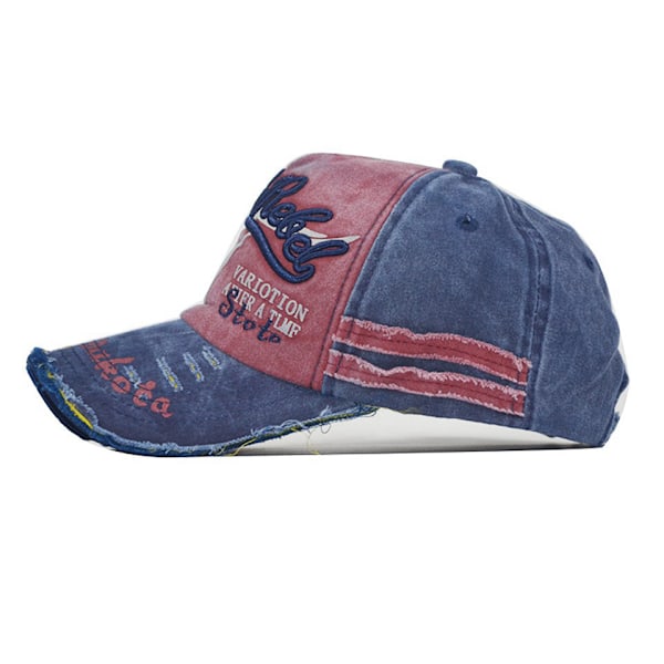 Unisex Baseballkeps Justerbar Golfhatt Andningsbar Vintage Jeans Anti-UV Solskyddskeps Hiphop Fashion Snapback Sport