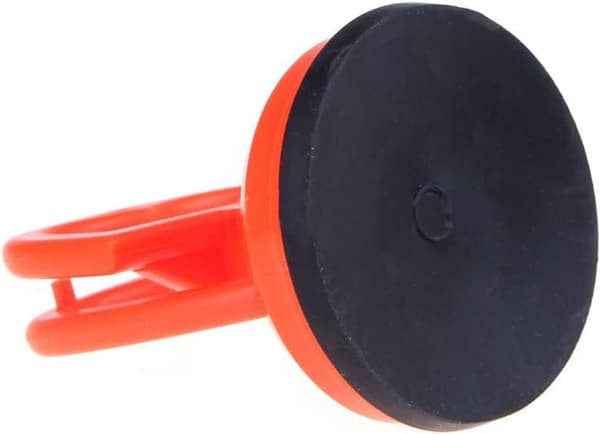 Bilskade reparationskit (orange) - 2 bilkarosseri sugkoppar