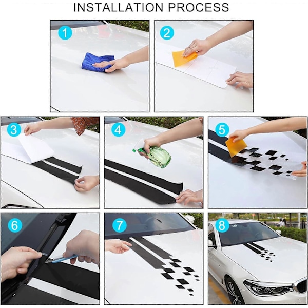 Universal Bilhjelm Vinyl Decal Sticker 89 cm x 9 cm