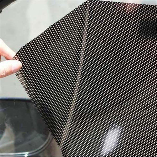 Bilsidespejl og bagrude klistermærker, 2 stk./sæt 63x42cm UV Bilsticker Solskærm Elektrostatiske klistermærker