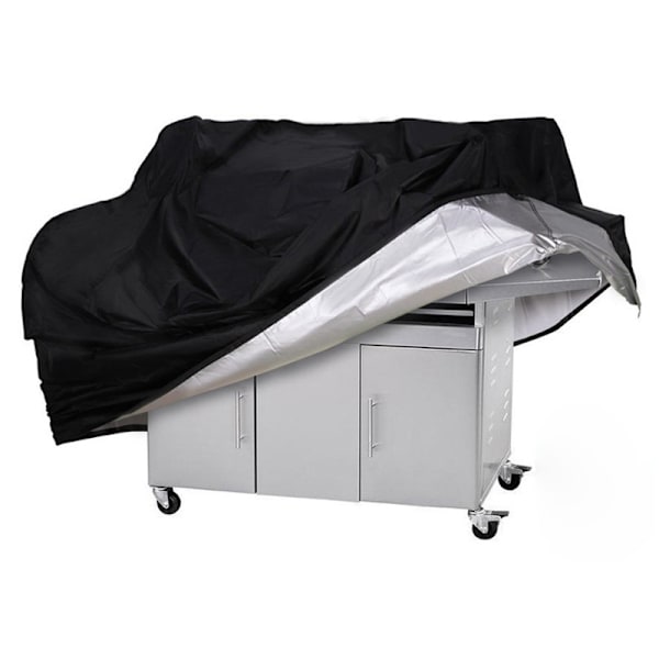 170*61*117CM 480g - Grillskydd Grillöverdrag Grillöverdrag Anti-UV/Anti-vatten/Anti-fukt Vattentätt Utomhus Grillskydd Svart för