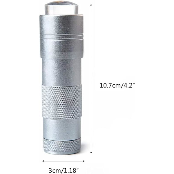 Mini 12 LED UV Lommelygte, Negle Tørreapparat, 15s UV Gel, Hurtig Tørring, Hærdende Lampe, UV Sensor Lampe, Neglelampe, Hærdende Lampe
